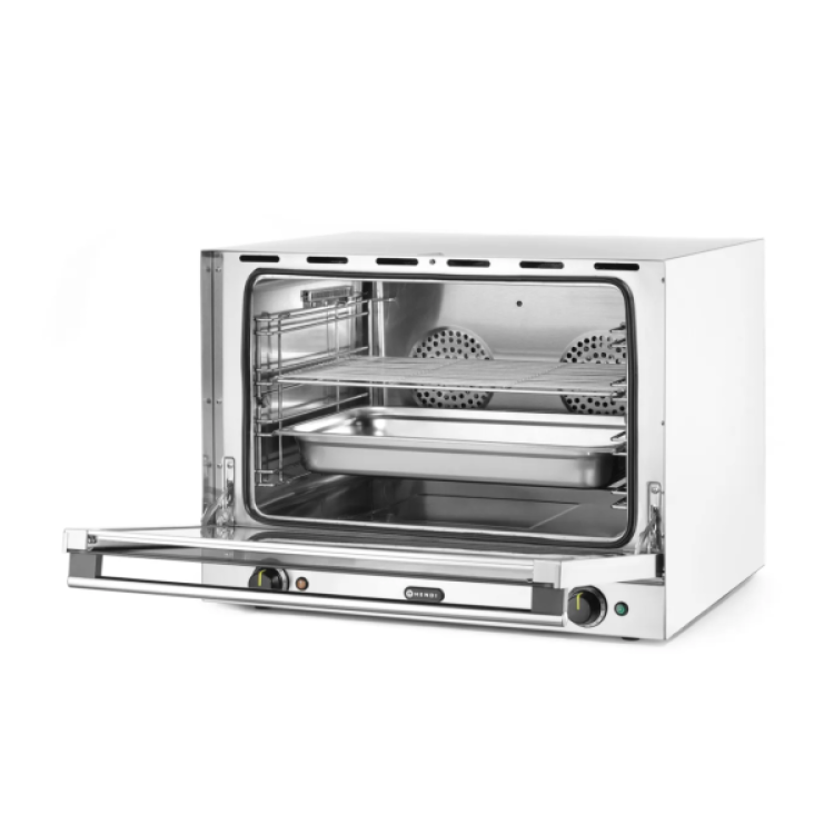 Конвекційна духова шафа зі зволоженням H100S Hendi GN 1/1 230В/3500Вт 699x608x(H)550 мм 229873