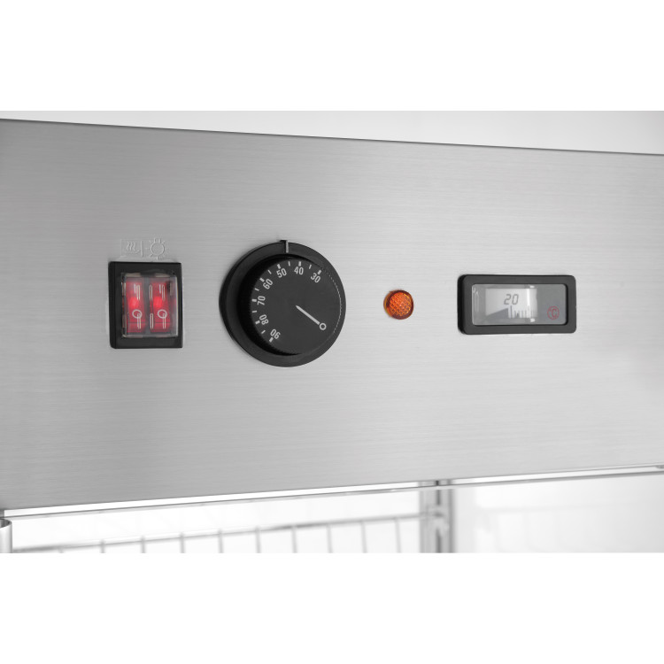 Вітрина теплова настільна - 97 л 230V/800W 460x467x(H)785 мм 233740 Hendi