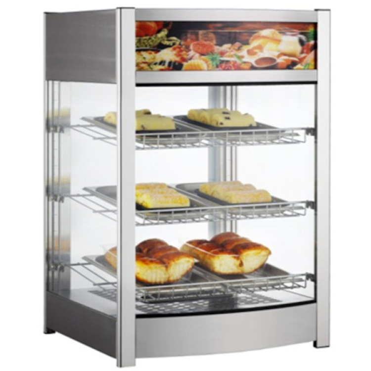 Вітрина теплова настільна - 97 л 230V/800W 460x467x(H)785 мм 233740 Hendi