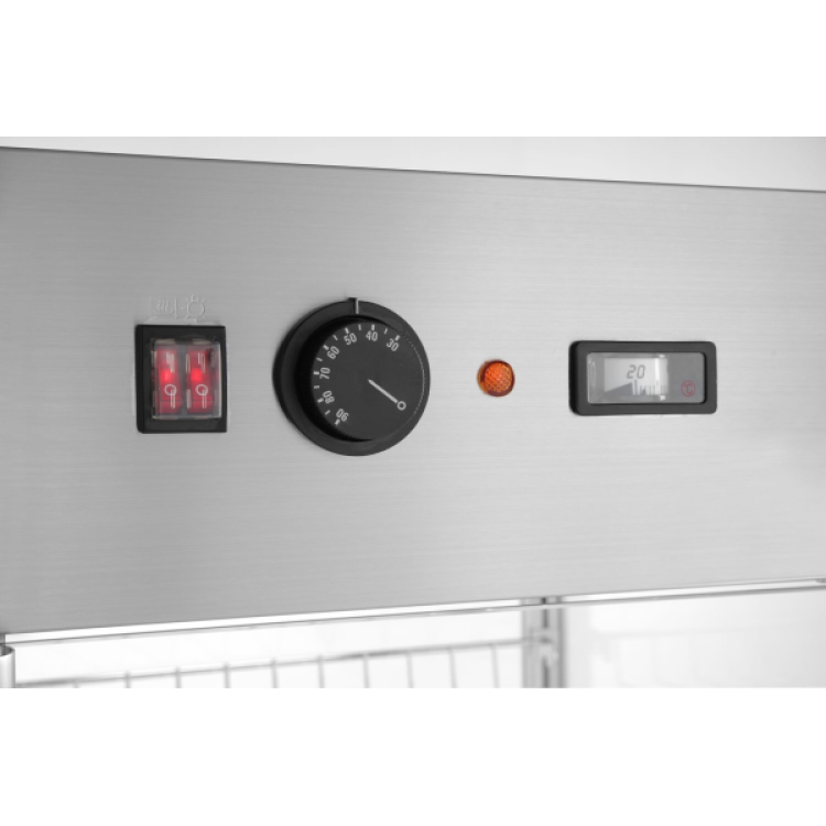 Вітрина теплова настільна - 97 л 230V/800W 460x467x(H)785 мм 233740 Hendi