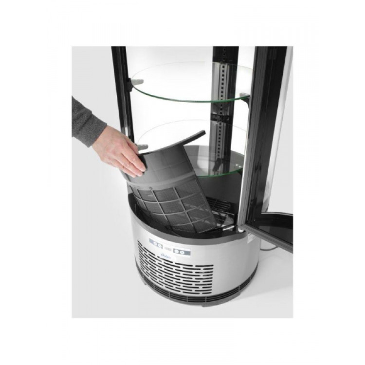 Холодильная витрина круглая 100 л Ø480x(H)1030 мм 233825 Hendi
