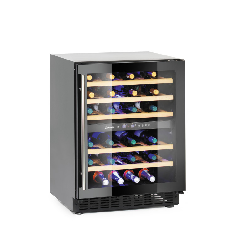 Винный холодильник 2-х зонный 46 бутылок 133 л 220-240V/90W 595x588x(H)820 мм 237588 Hendi