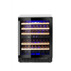 Винний холодильник 2-х зонний 46 пляшок 133 л 220-240V/90W 595x588x(H)820 мм 237588 Hendi