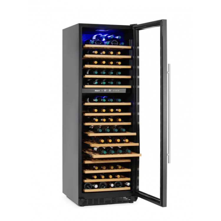 Винный холодильник 2-х зонный 160 бутылок 447L 220-240V/150W 595x685x(H)1795 мм 237595 Hendi