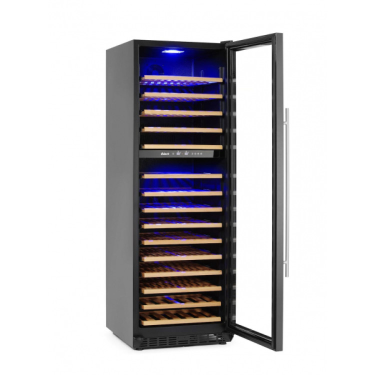 Винный холодильник 2-х зонный 160 бутылок 447L 220-240V/150W 595x685x(H)1795 мм 237595 Hendi