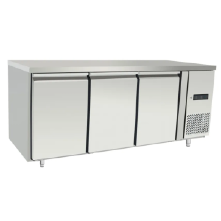 Морозильний стіл 3-дверний 420 л, Arktic, Profi Line, GN 1/1, 334 л, 1796х700х(В) 879 мм 238141 Hendi