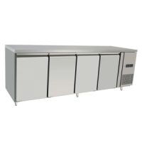 Холодильний стіл, 4-дверний, Arctic, Profi Line, GN 1/1, 450 л, 230 В/400 Вт, 2230 x 700 x (В) 850 мм 238158 Hendi