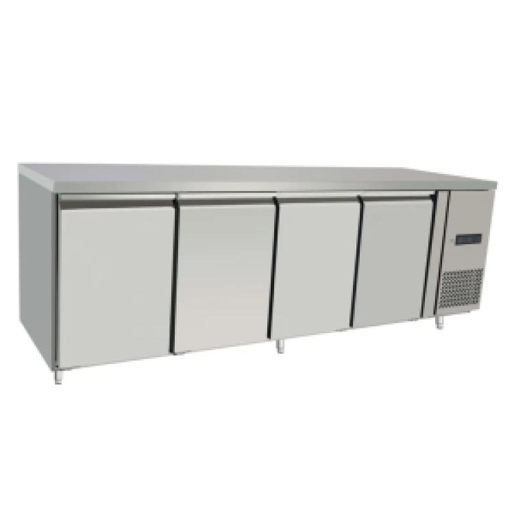Холодильний стіл, 4-дверний, Arctic, Profi Line, GN 1/1, 450 л, 230 В/400 Вт, 2230 x 700 x (В) 850 мм 238158 Hendi