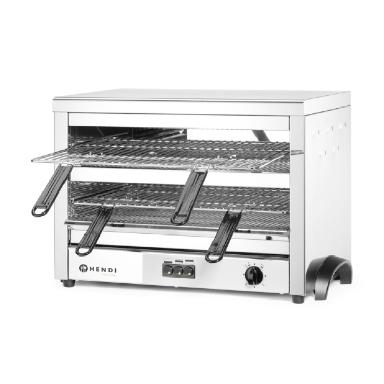 Гриль кварцевый Maxi GN 1/1 Hendi 400V/4500W 682x528x(H)455 мм 264331 Hendi