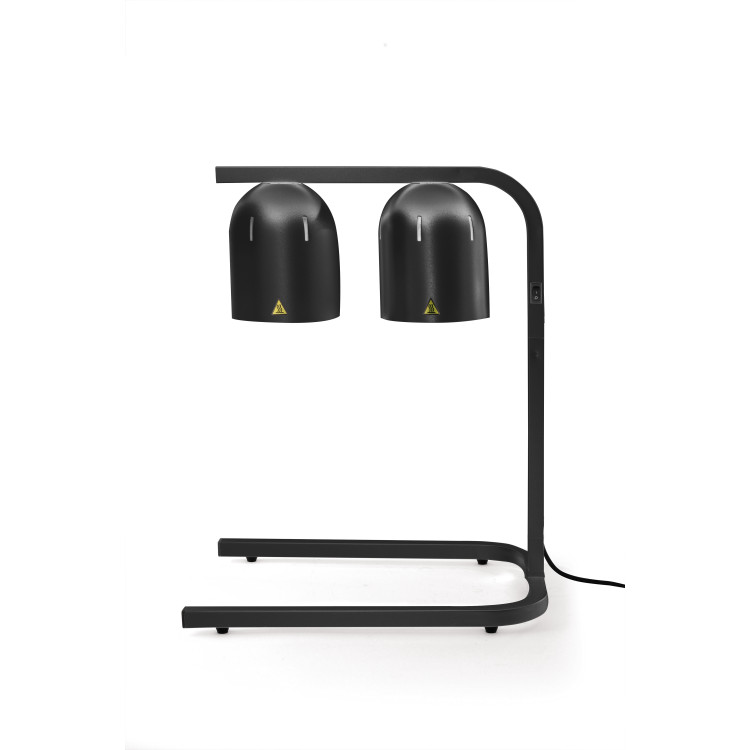 Лампа для підігріву страв -чорна- 230V / 500W - 453x360x(H)790 мм 273913 Hendi