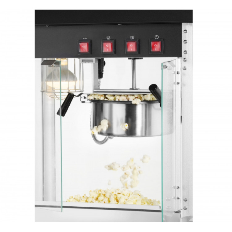 Апарат для приготування попкорну Hendi чорний 230V/1500W 560x420x(H)770 мм 282762
