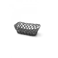 Корзины тканые - прямоугольная - черная - 225x150x(H)65 мм 426241 Hendi