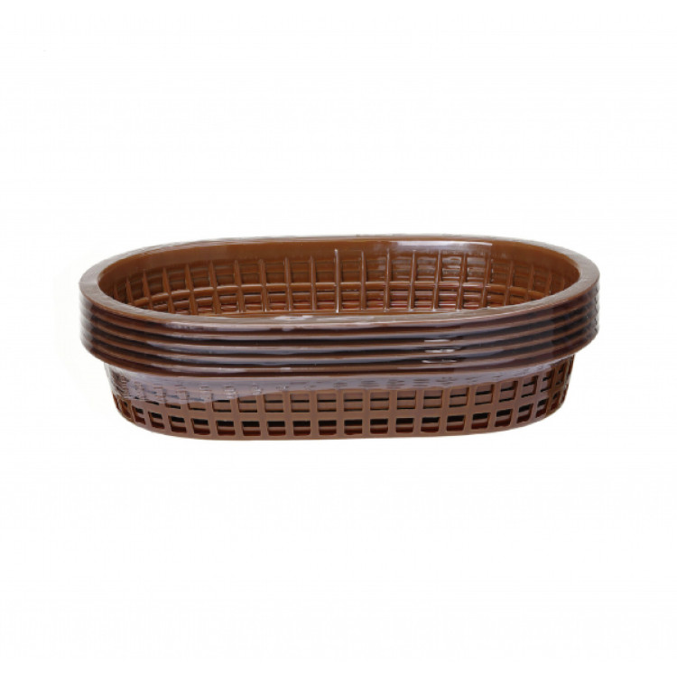 Кошик для хліба овальний Hendi Брунатний 6 pcs 275x175x(H)38 мм 426296