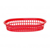 Кошик для хліба овальний Hendi Червоний 6 pcs 275x175x(H)38 мм 426319
