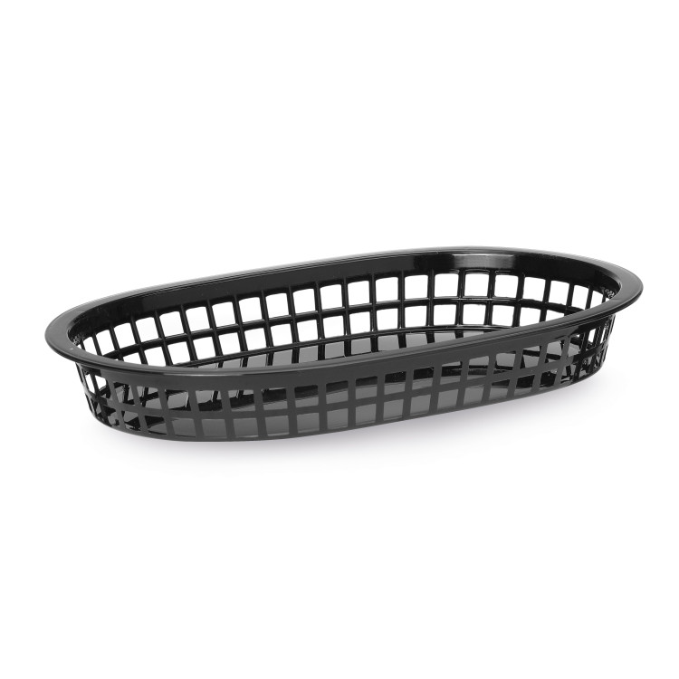 Кошик для хліба овальний Hendi чорний 6 pcs 275x175x(H)38 мм 426890