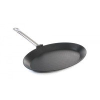 Овальна сковорода для риби «Titanium Professional» 400x275x(H)35 мм 629604 Hendi