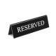 Настільна інформаційна табличка ''Reserved'' 130х30х(В)38 мм 663462 Hendi