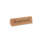 Інформаційна табличка reserved (“зарезервовано”) - 152x44x(H)44 мм 664308 Hendi
