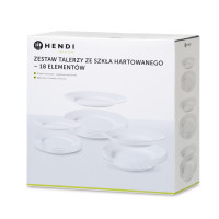 Набір тарілок Opal - 18 шт Hendi 18 шт Øмм 795224