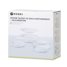 Набір тарілок Opal - 18 шт Hendi 18 шт Øмм 795224