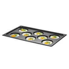 Піддон для яєць антипригарне покриття CONVECTOMAT Eggplate Hendi GN 1/1 чорний 530x325x(H)26 мм 808856