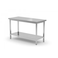 Стол рабочий центральный с полкой 1600x700x(H)850 810736 Hendi