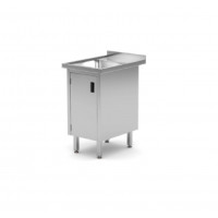 Стол с раковиной и шкафом 500x700x(H)850 813539 Hendi