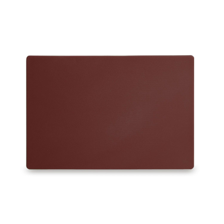 Дошка обробна Hendi HACCP HDPE 450x300x13 мм коричнева 825556