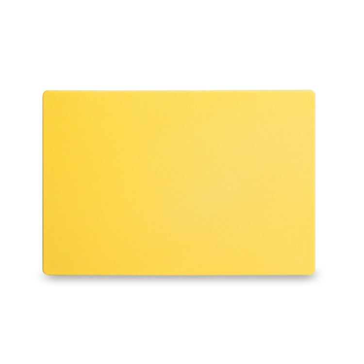 Дошка обробна Hendi HACCP HDPE 450x300x13 мм жовта 825563