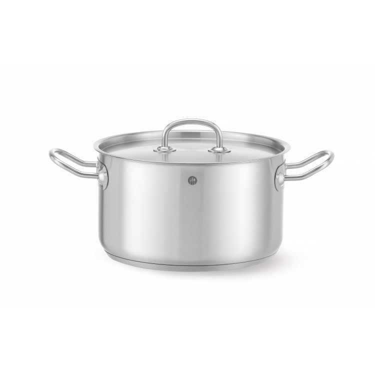 Кастрюля средняя с крышкой Kitchen Line 6 л Ø240x(H)135 мм 836309 Hendi