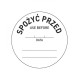 Этикетки Food Safety - «ИСПОЛЬЗОВАТЬ К» рулон 500 шт 850145 Hendi