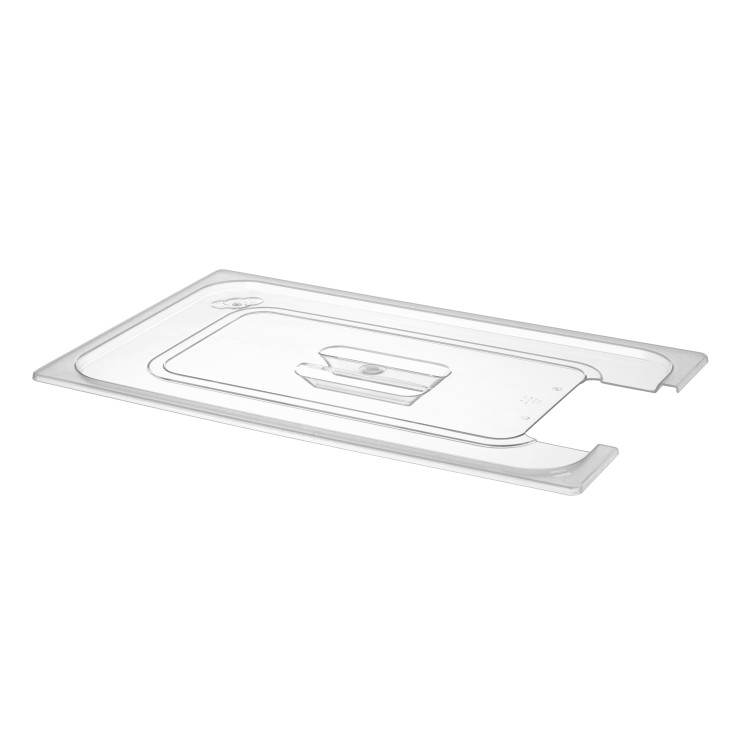 Кришка з полікарбонату для гастроємності GN з вирізом sous vide - GN 1/1 - 530x325 мм 864227 Hendi
