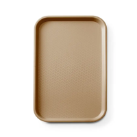 Піднос Fast Food поліпропіленовий GN 1/1 AmerBox коричневий 878583 530x325x(H)20 мм