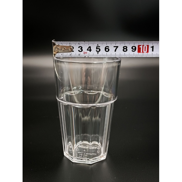 Склянка з полікарбонату, 300 мл( прозорий) GC--0021 Gastro Plast PC Прозорий