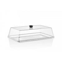 Кришка-купол 420х270, сумісна з GFT--0017BL GF--0017 Gastro Plast PC Прозорий