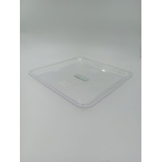 Піднос 280x280мм (полікарбонат), прозорий GFT--0018tr Gastro Plast PC Прозорий