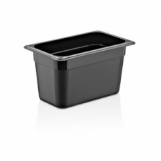Гастроємність GN 1/2 200 мм із чорного полікарбонату GNP--0012200BL Gastro Plast PC Чорний