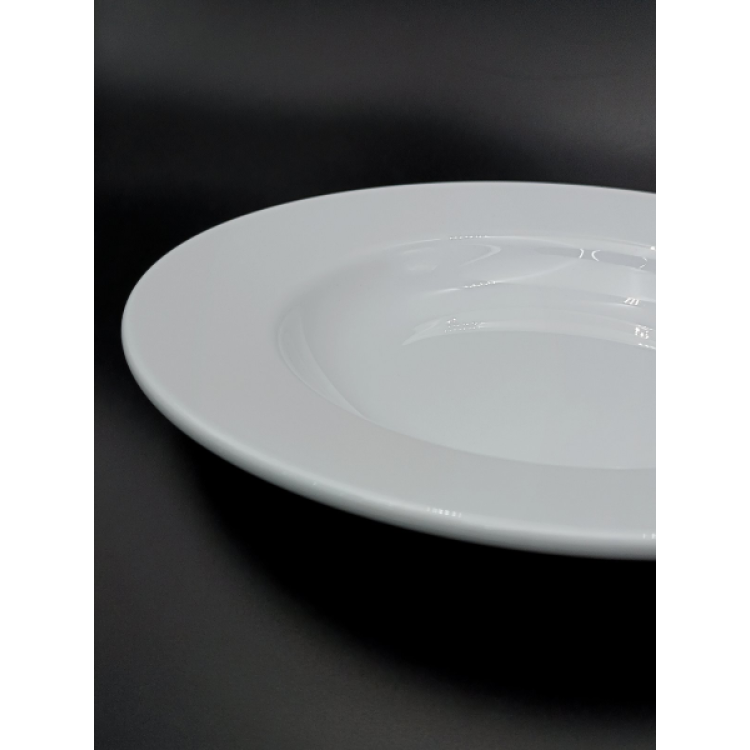 Тарілка глибока з полікарбонату 23 см, біла GP--00C23W Gastro Plast PC Білий