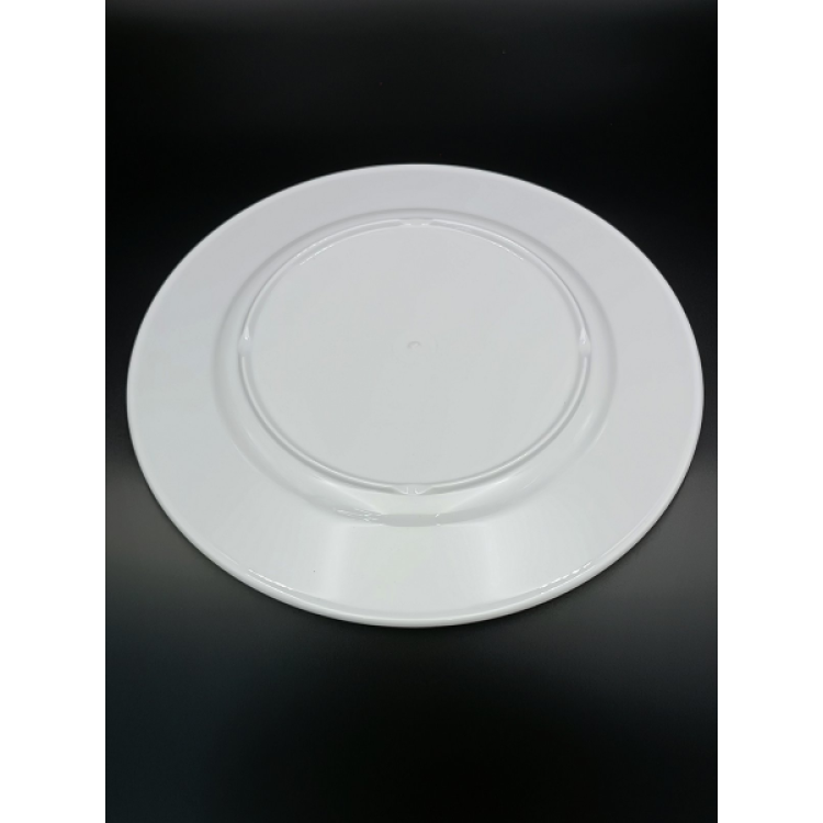 Тарілка кругла, мілка з полікарбонату, 20,5 см GP--00D21 Gastro Plast PC Білий