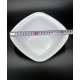Тарілка квадратної форми з полікарбонату 19,5 см, біла GP--00SK22W Gastro Plast PC Білий