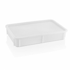 Контейнер для тіста для піци 600*400*100 мм (PP) GPH--00100 Gastro Plast PP Білий