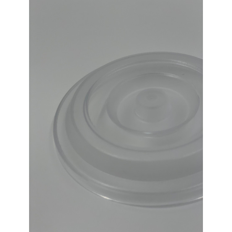 Кришка на тарілку для супу, прозора, підходить для GP--00J12W GPL--00J12tr Gastro Plast PC Прозорий