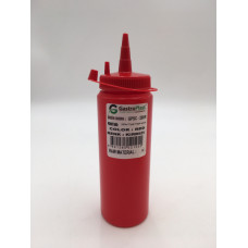 Диспенсер для соусів 250 мл. (червоний) GPSC--00250R Gastro Plast PE Червоний, з ковпачком