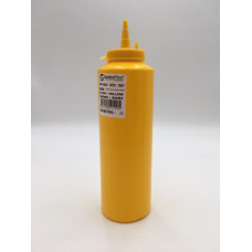 Диспенсер для соусів 750 мл. (жовтий) GPSC--00750Y Gastro Plast PE Жовтий, з ковпачком