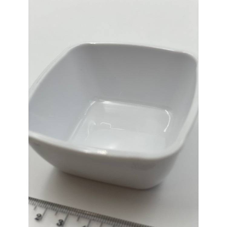 Рамекін для соусу- джему квадратний 100 мл, 7х7см, білий GS--0002W Gastro Plast PC Білий