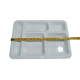 Піднос для їжі, 5 секцій, 379х298 мм GSS--0001 Gastro Plast PC Білий