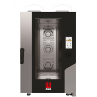Конвекційно-парова газова духовка Millennial Touch Screen Gastro з системою очищення, 11x GN 1/1 - електронне управління, Tecnoeka, 17,5кВт, 730x850x(H)1230 мм MKF1111GTS Hendi Double