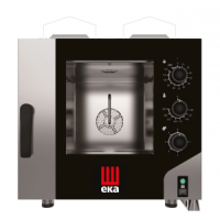 Конвекційно-парова газова духовка Millennial Smart Gastro, 5x GN 1/1 - електромеханічне управління, Tecnoeka, 9,3 кВт, 730x855x(H)801 мм MKF511GS Hendi Double pane glass;18/0 Stainless steel