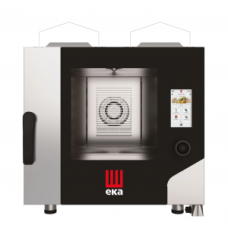 Конвекційно-парова газова духовка Millennial Touch Screen Gastro з системою очищення, 5x GN 1/1 - електронне управління, Tecnoeka, 9,3 кВт, 730x850x(H)800 мм MKF511GTS Hendi Double pa