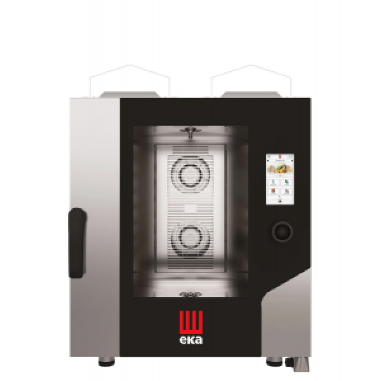 Пароварка конвекційна з бойлером Millenial Touch Screen Gastro 7x GN 1/1, електрична, з автоматичною системою очищення, Tecnoeka, 400В/15000Вт, 730х784х(В)850мм MKF711VTS Hendi Po
